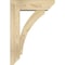 Ekena Millwork Thorton Slat Rough Sawn Bracket w/ Offset Brace, Douglas Fir, 6"W x 18"D x 26"H BKT0604X18X26THR06RDF - alternate 3